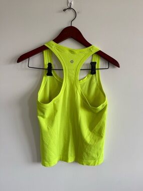 lululemon athletica Neon Yellow Racerback Tank